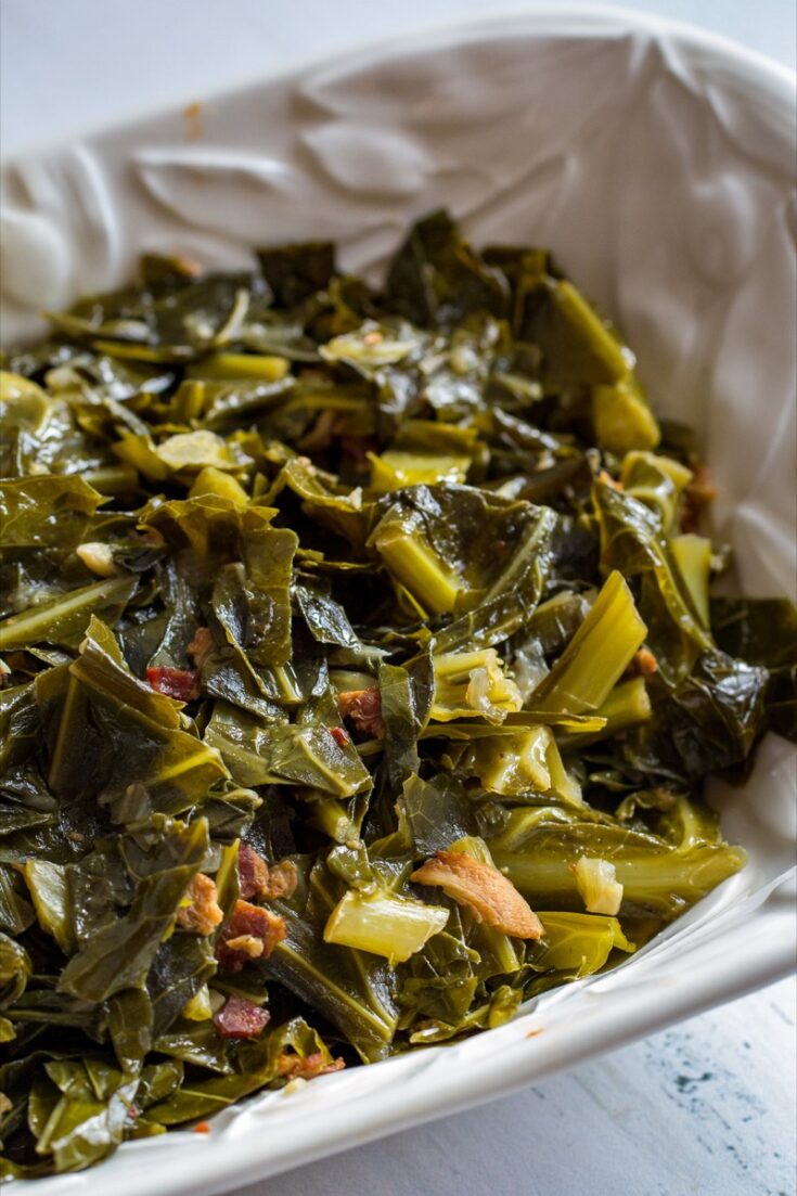 Braised Collard Greens Homemade barbecue side dish recipe