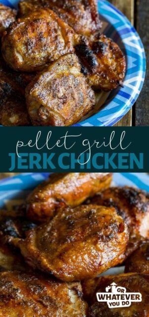 Pellet Grill Jerk Chicken Thighs - Traeger Smoked Jerk Chicken Recipe
