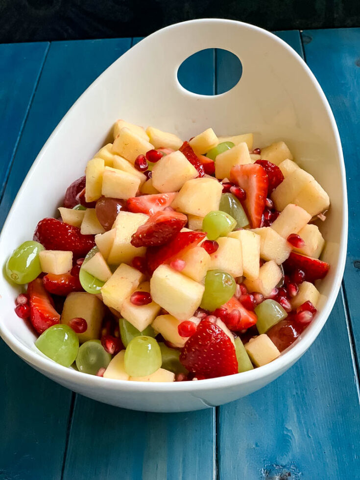 Easy Fruit Salad Recipe - Simple holiday dessert recipe