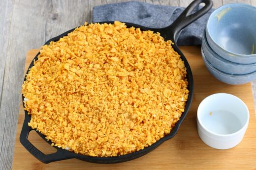 Traeger Funeral Potatoes - Easy, cheesy grilled side dish recipe