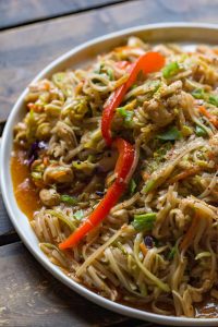 Chicken and Rice Noodles - Easy dinner recipe from Or Whatever You Do!