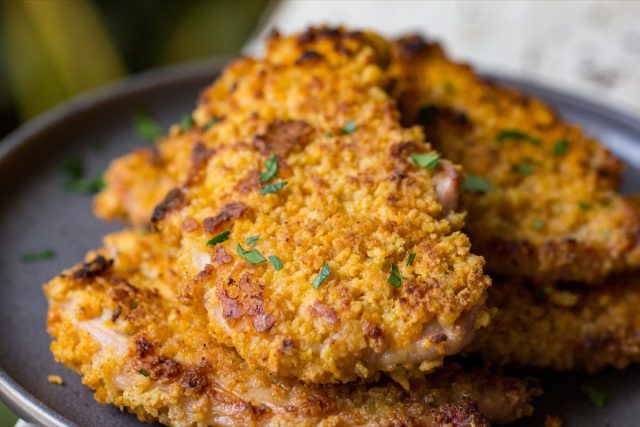 Traeger Breaded Pork Chops - Breaded & Grilled Pork Chops