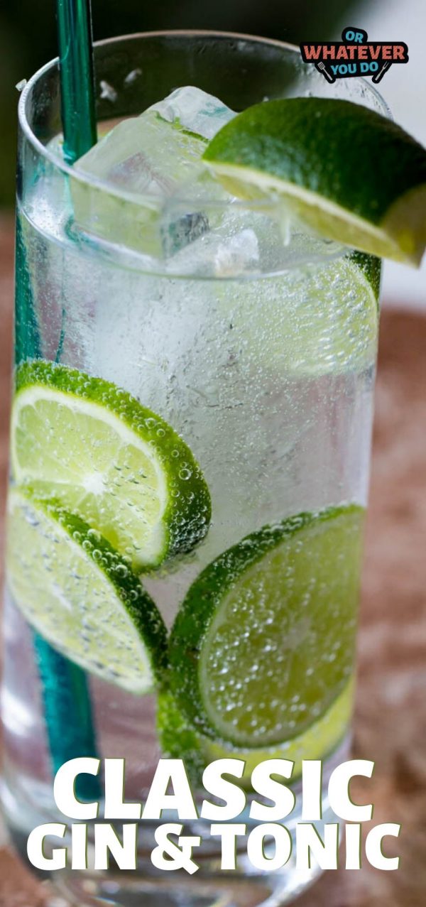 Classic Gin and Tonic Recipe - Or Whatever You Do