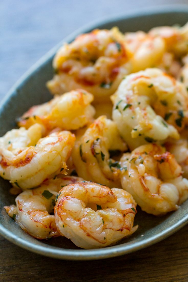 Air Fryer Shrimp Recipe - Fast shrimp recipe with garlic and parmesan