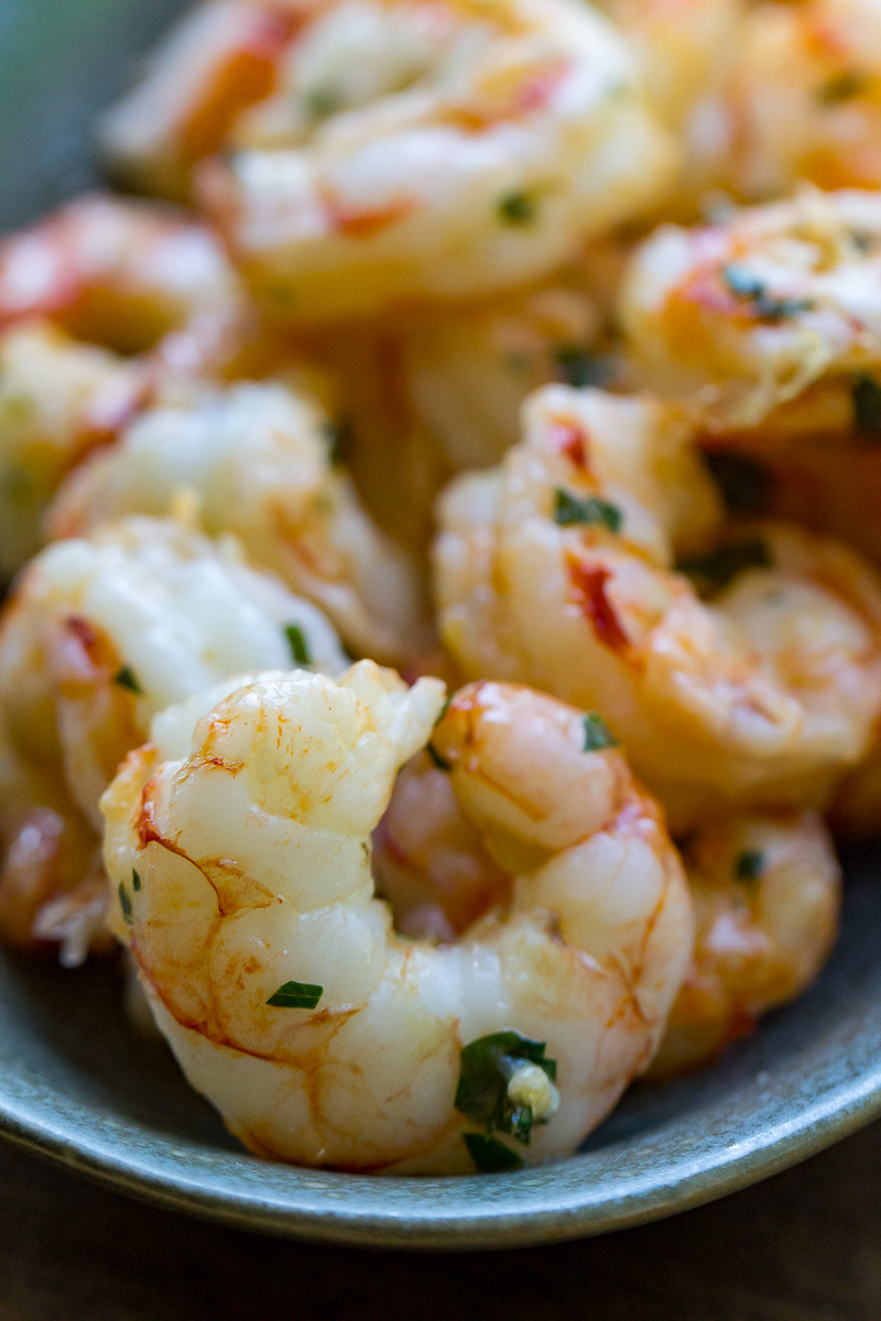 Air Fryer Shrimp Recipe - Fast shrimp recipe with garlic and parmesan