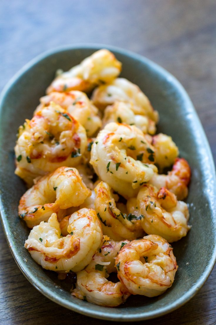 Air Fryer Shrimp Recipe - Fast shrimp recipe with garlic and parmesan