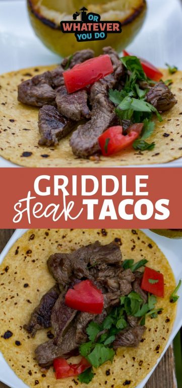 Blackstone Steak Tacos - Easy Street Tacos on the griddle