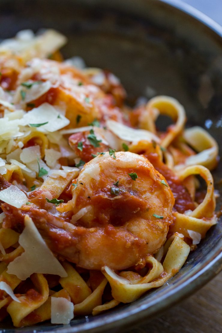 Spicy Shrimp Marinara Recipe | Easy Pasta Recipe from OWYD