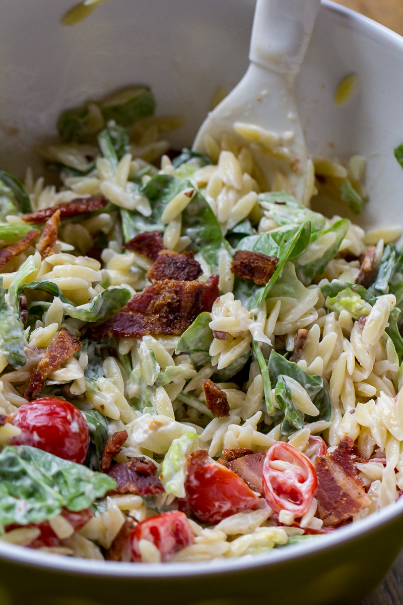 BLT Pasta Salad - Bacon, Lettuce, And Tomato Heaven From OWYD!