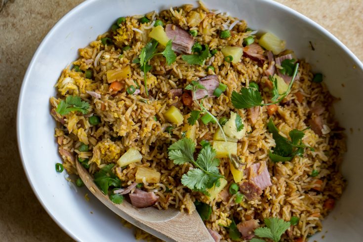 Blackstone Ham & Pineapple Fried Rice - Or Whatever You Do