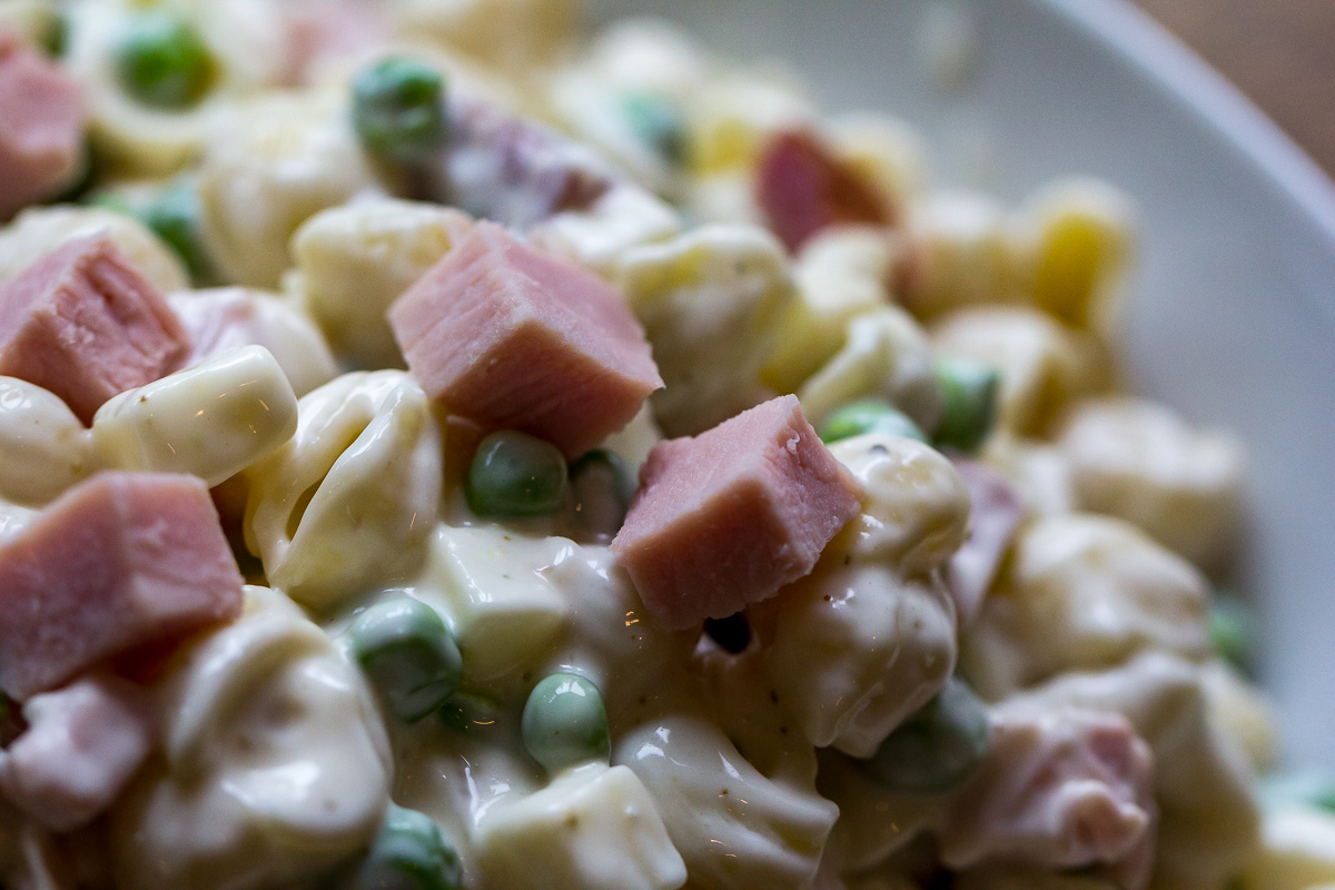 Ham and Pea Pasta Salad Or Whatever You Do