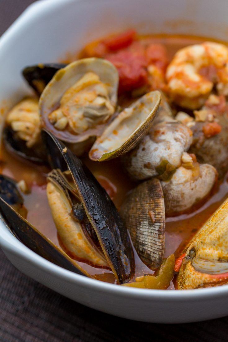 Traeger Cioppino Recipe - Pacific Northwest seafood stew by OWYD