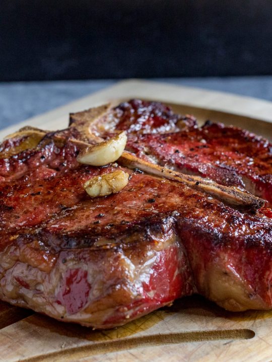 Reverse Seared T Bone Steak