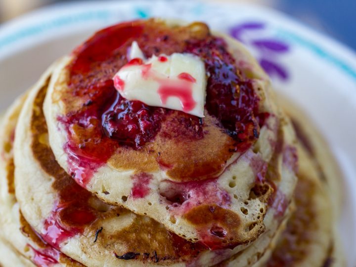 Blackstone Pancakes on Griddle - Aubrey's Kitchen