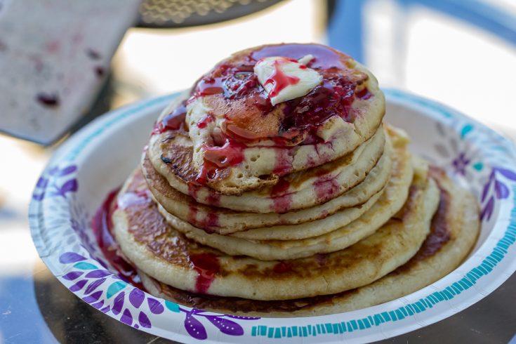 Raspberry Pancakes - Or Whatever You Do Blackstone Griddle Recipe