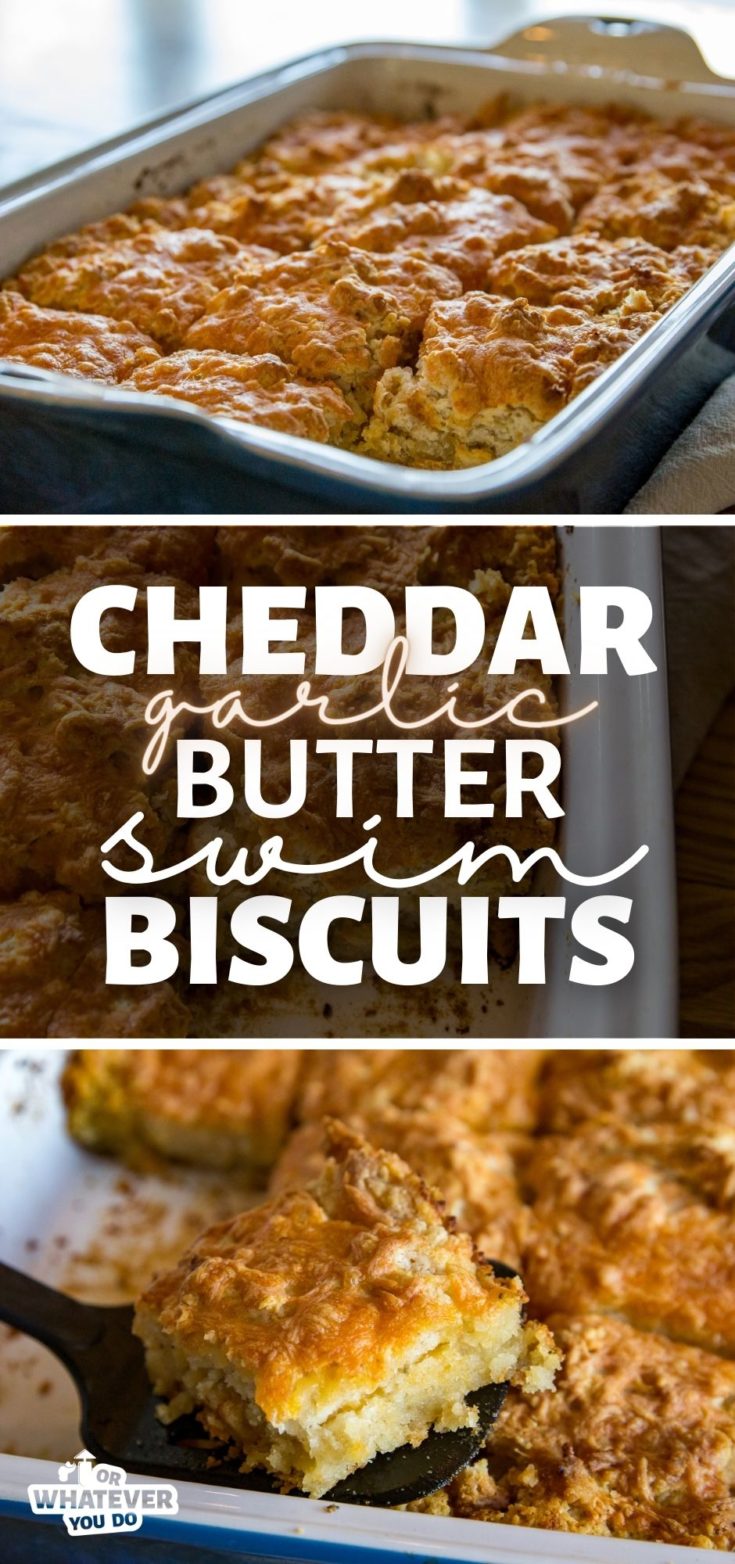 Traeger Cheddar Garlic Butter Swim Biscuits - Or Whatever You Do