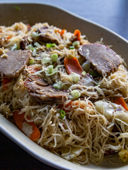 Smoked Beef Pancit Recipe