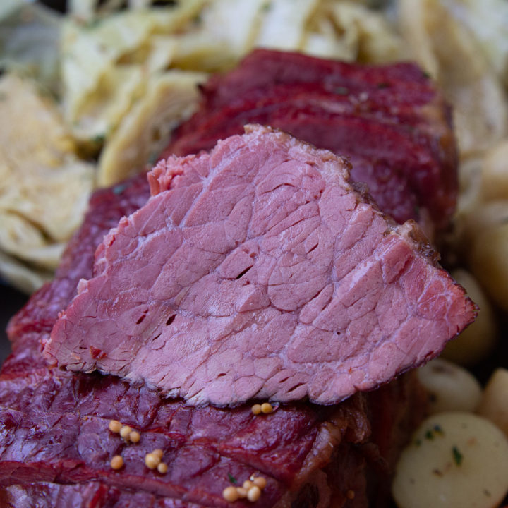 Smoked Corned Beef and Cabbage