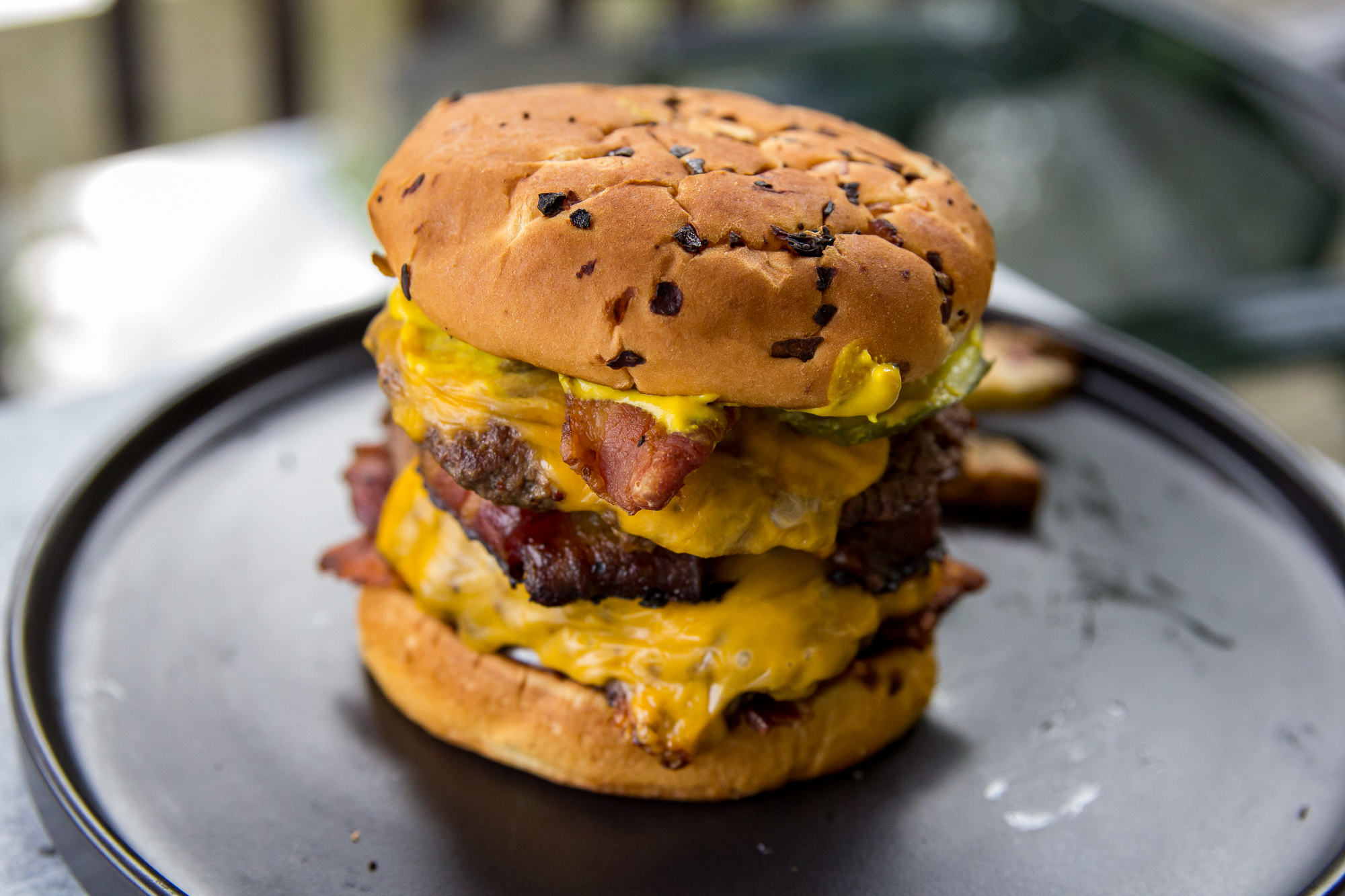 Ultimate Bacon Onion Smash Burger Or Whatever You Do