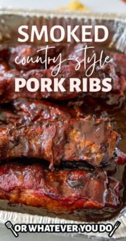 Smoked Country-Style Pork Ribs - Or Whatever You Do