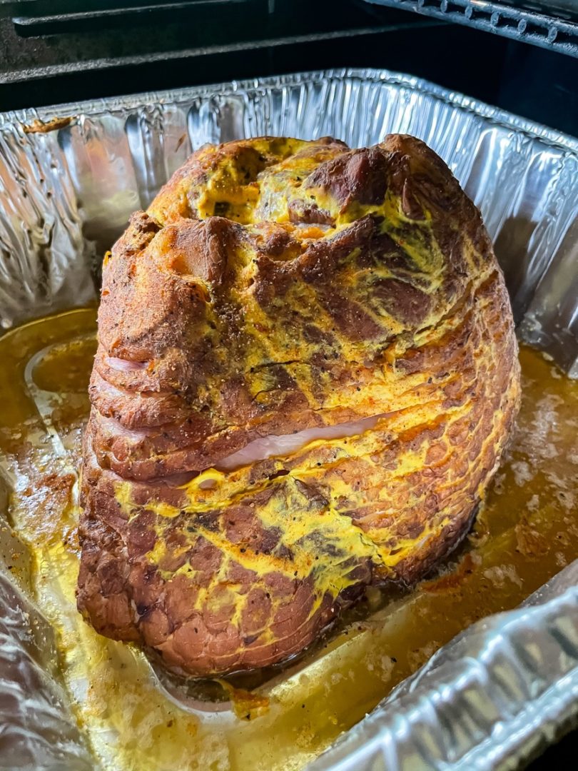 Smoked Ham with Brown Sugar Glaze - Dinner at the Zoo