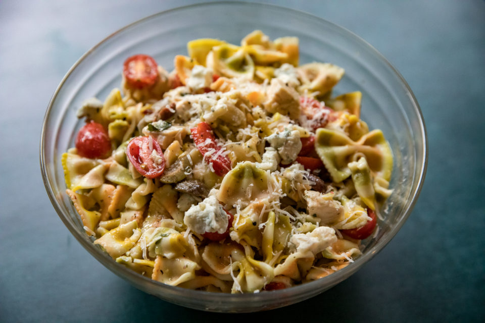 Smoked Chicken Gorgonzola Pasta Salad - Or Whatever You Do