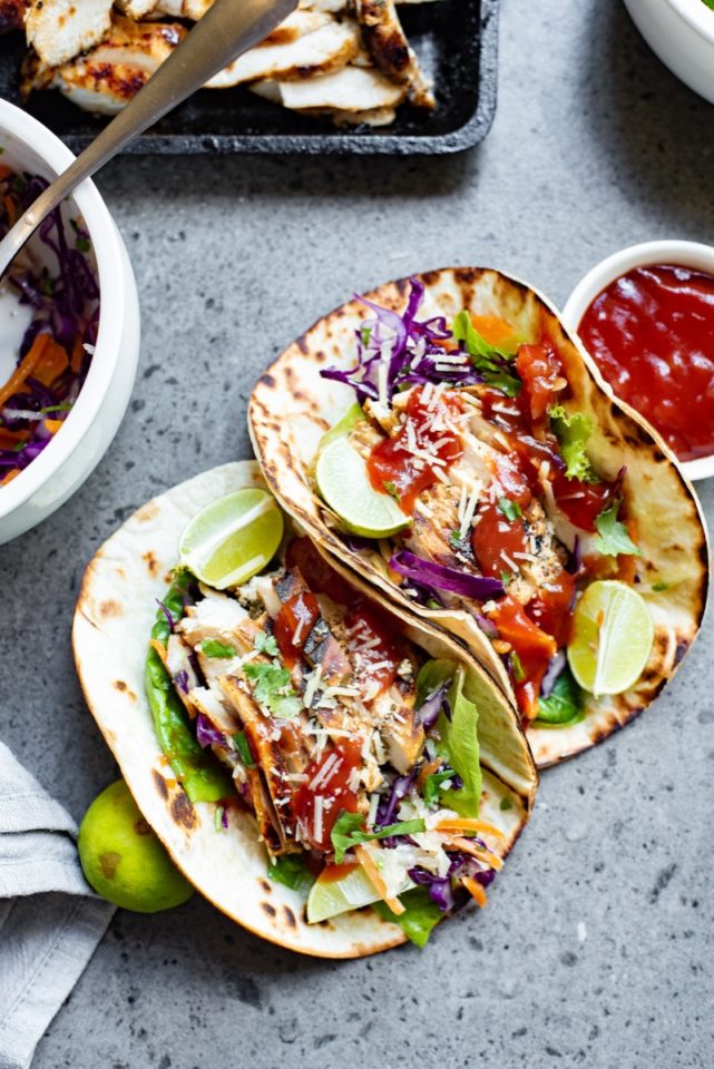 Grilled Cilantro Lime Chicken Tacos - Or Whatever You Do