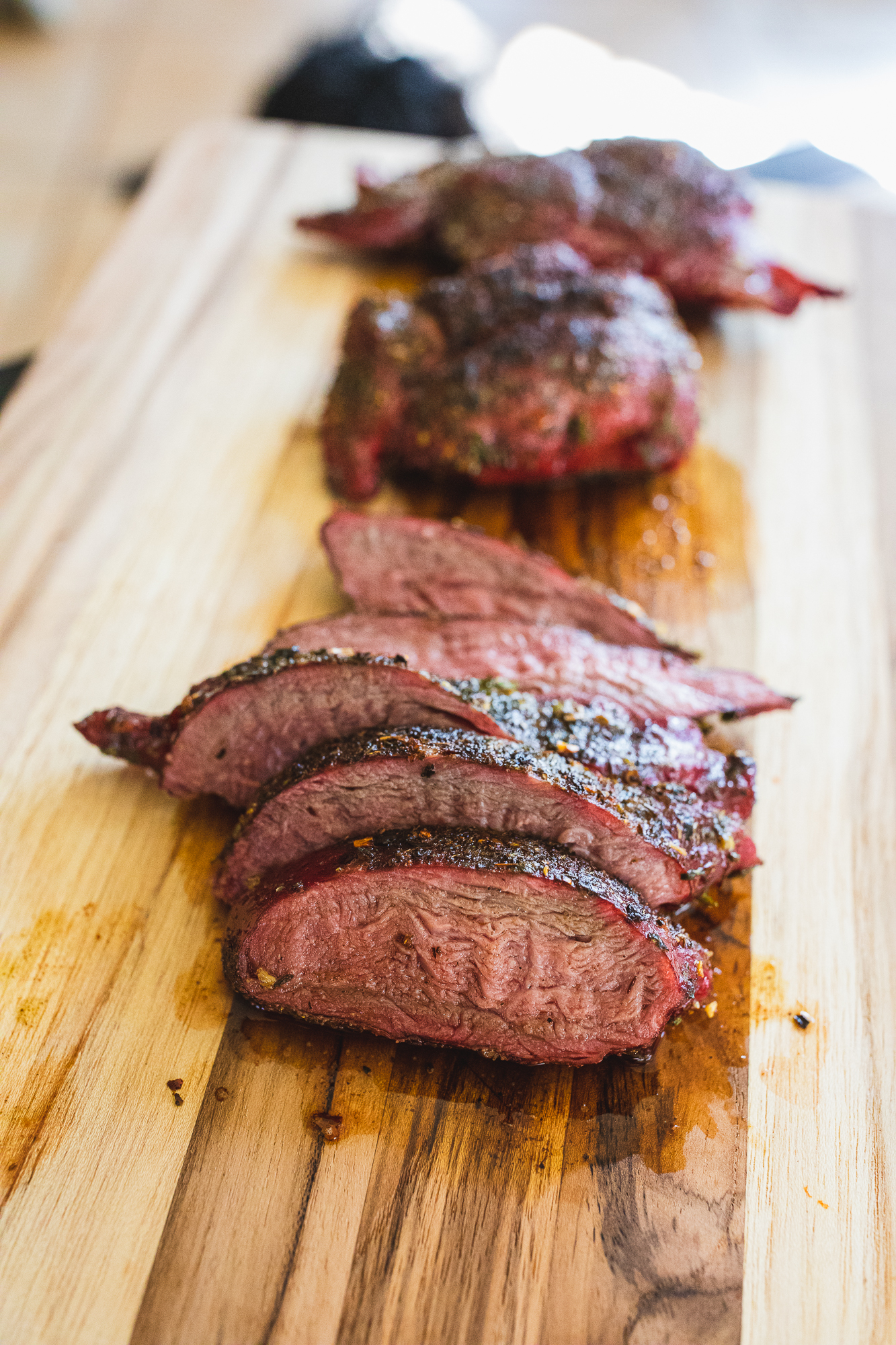 Traeger sirloin tip outlet roast