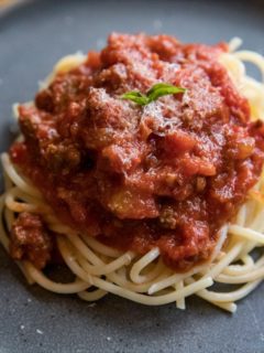 Spaghetti and Meat Sauce Recipe