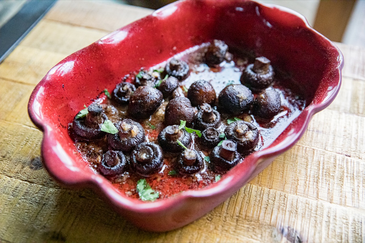 Traeger Garlic Butter Mushrooms - Or Whatever You Do