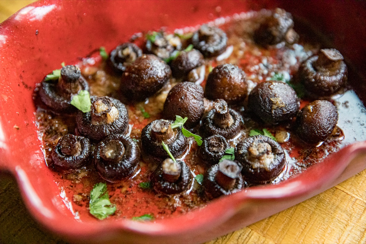 Traeger Garlic Butter Mushrooms - Or Whatever You Do