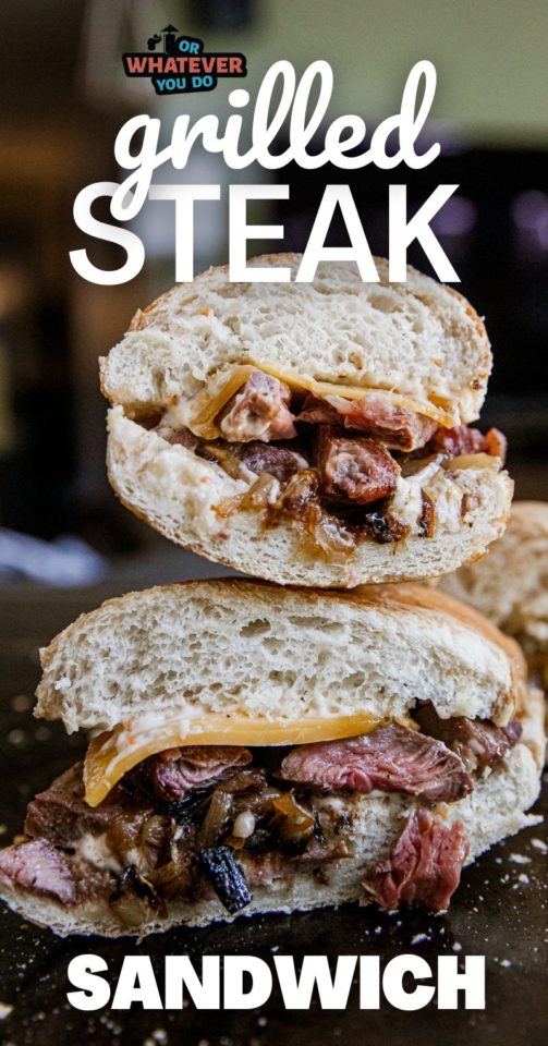Traeger Grilled Steak Sandwich - Or Whatever You Do