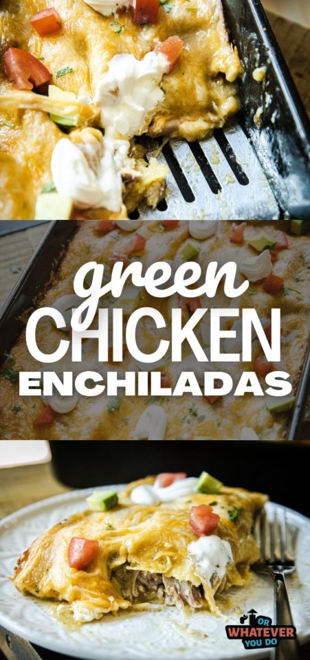 Smoked Green Chicken Enchiladas - Or Whatever You Do