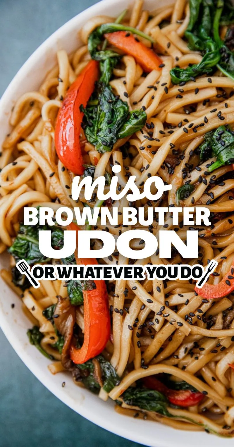 Shoyu Butter Udon Noodles