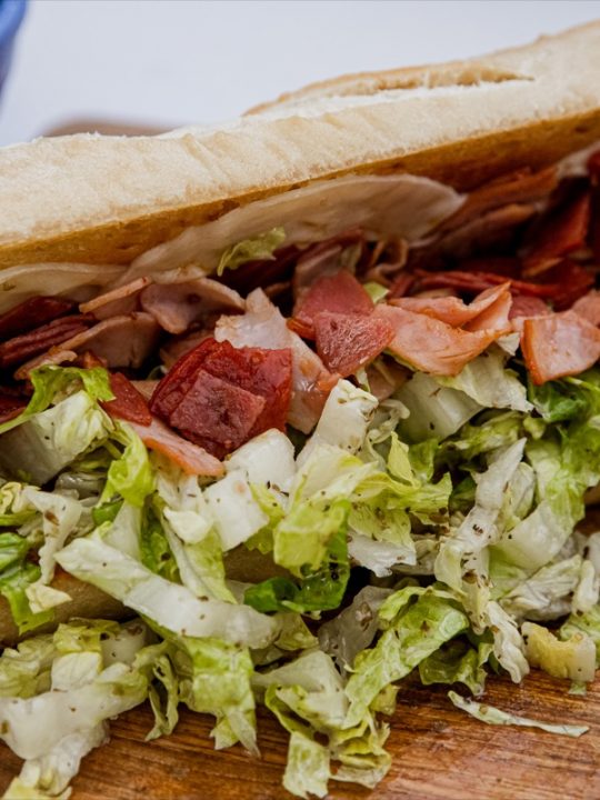 Let's build a homemade Italian submarine sandwich together