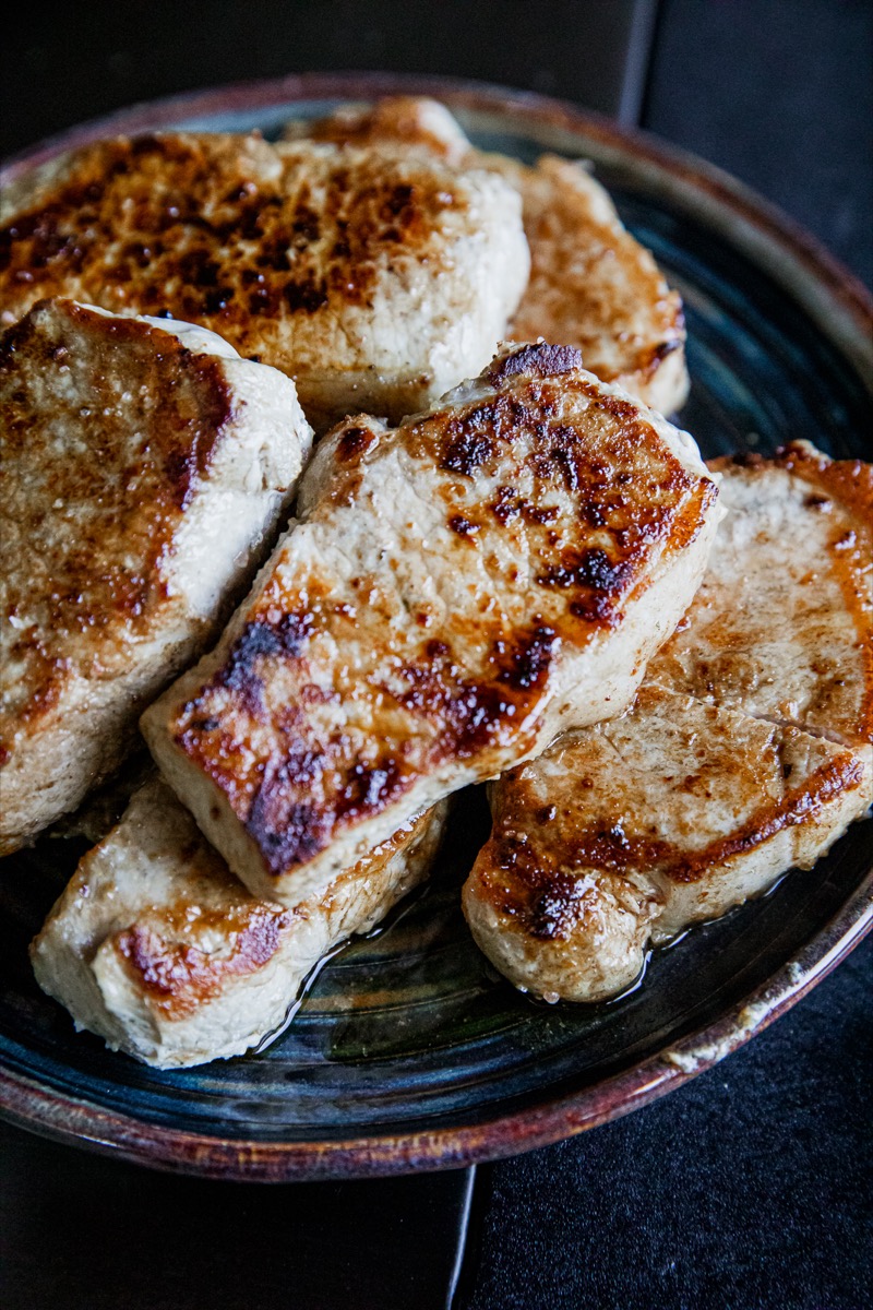 Fried Pork Chops on Blackstone Griddle - From Michigan To The Table