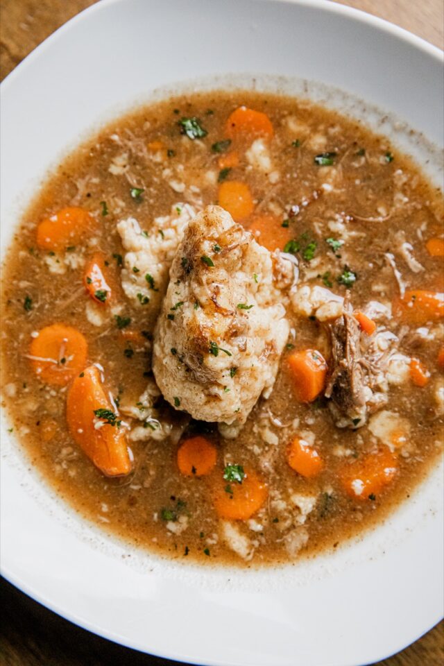 Beef Dumpling Soup Recipe - Or Whatever You Do