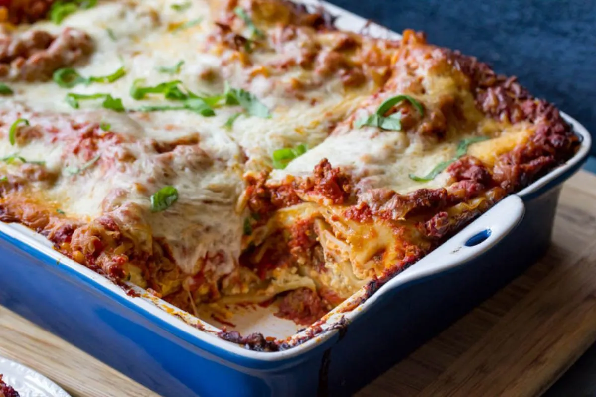 Traeger Lasagna