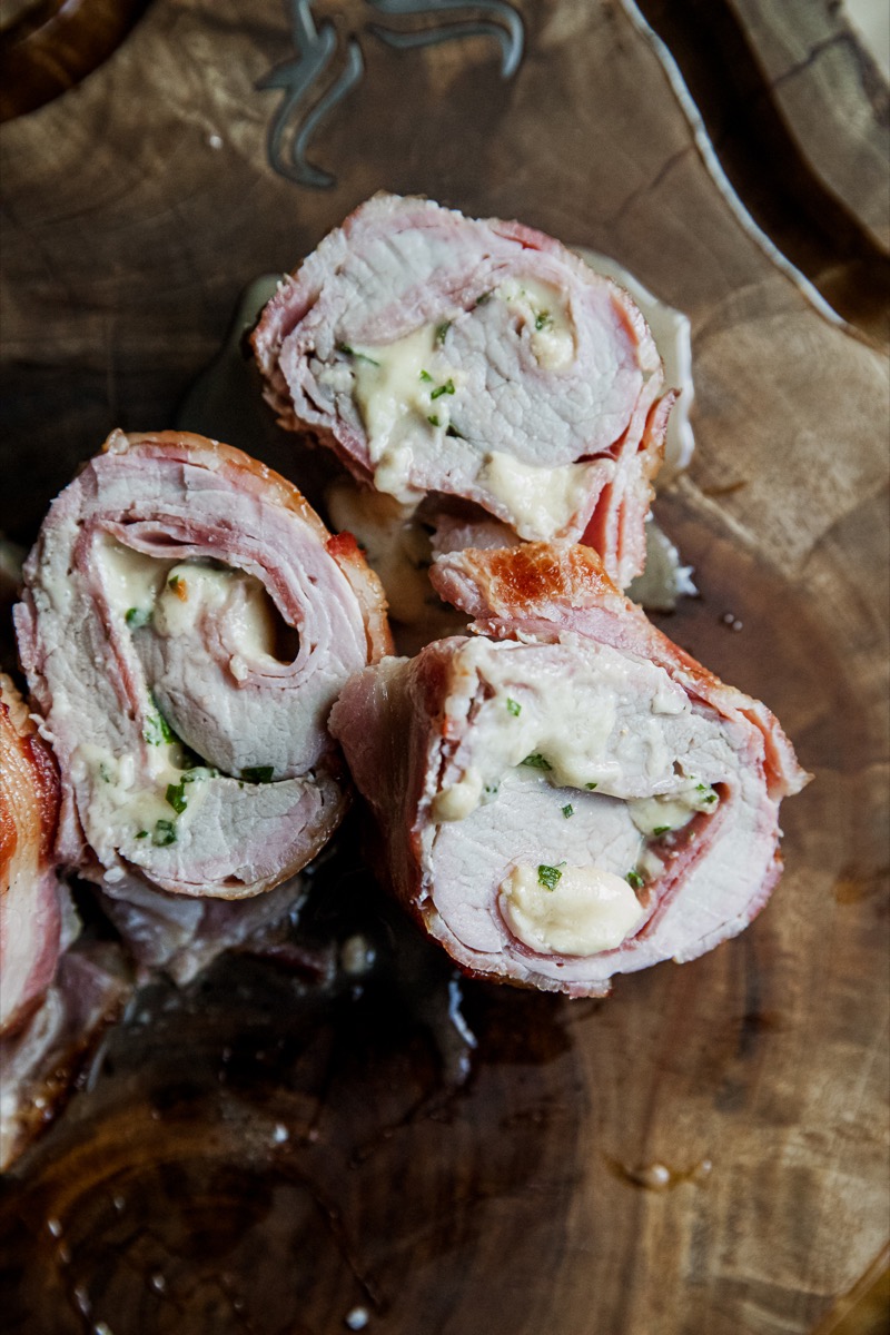 Bacon-Wrapped Cordon Bleu