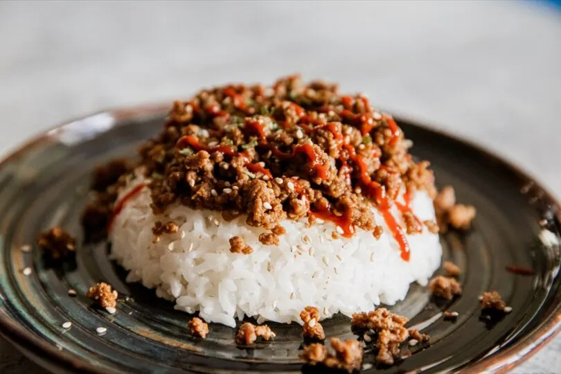 Korean Ground Beef Stir Fry