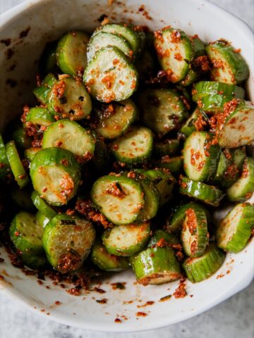 Quick Cucumber Kimchi