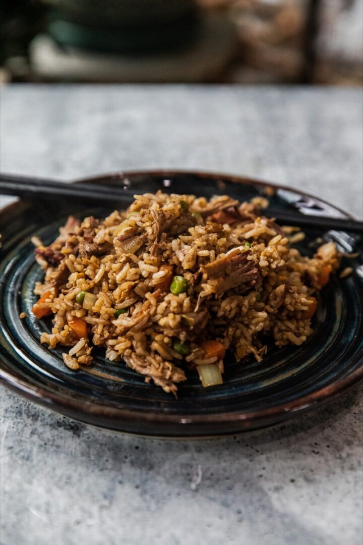 Smoked Pulled Pork Fried Rice - Or Whatever You Do