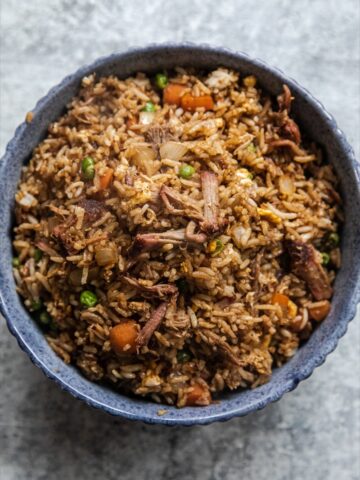 Pulled Pork Fried Rice