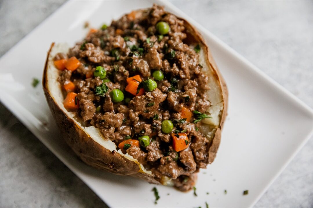 Traeger Shepherd's Pie Baked Potato - Or Whatever You Do