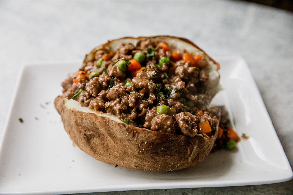 Traeger Shepherd's Pie Baked Potato - Or Whatever You Do