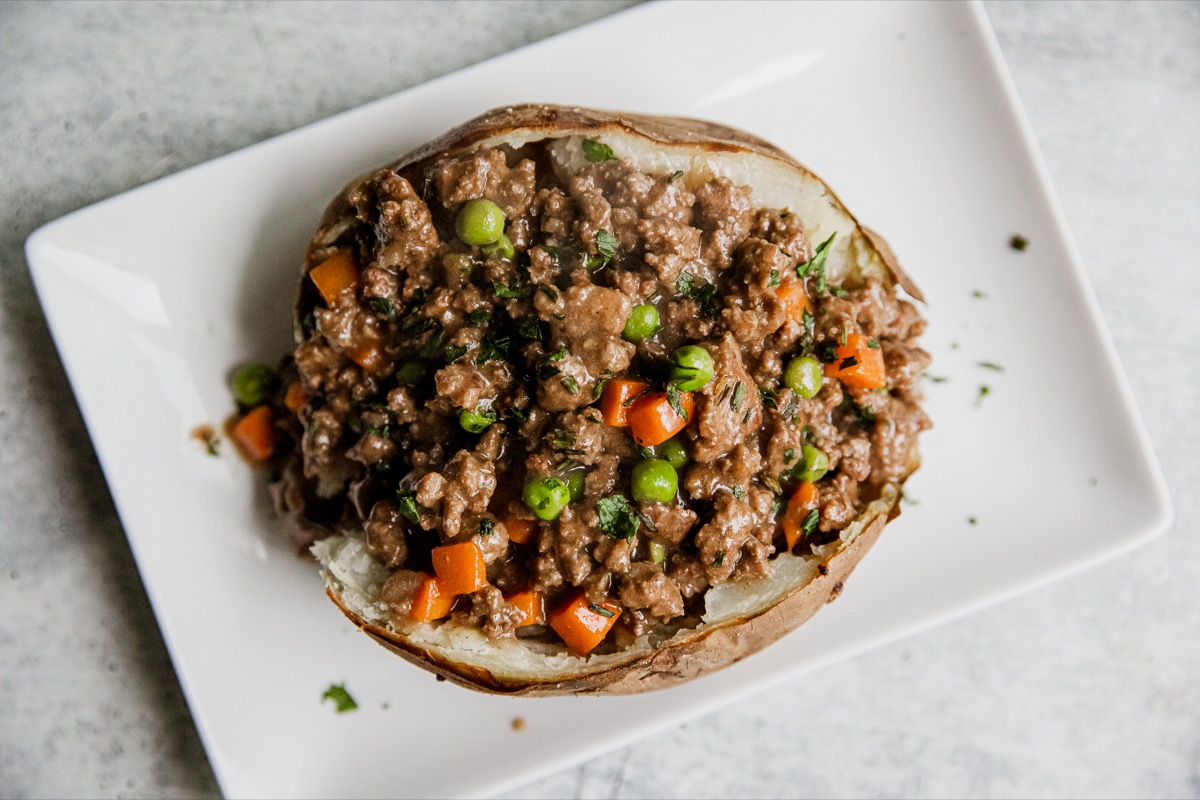 Traeger Shepherd's Pie Baked Potato - Or Whatever You Do