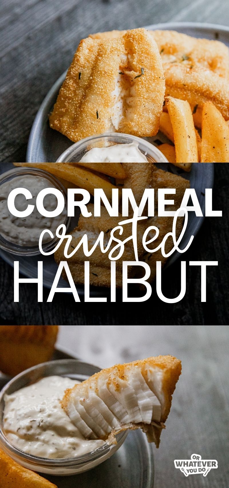 Cornmeal Crusted Halibut