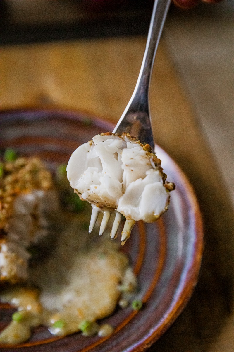 Pistachio Crusted Lingcod