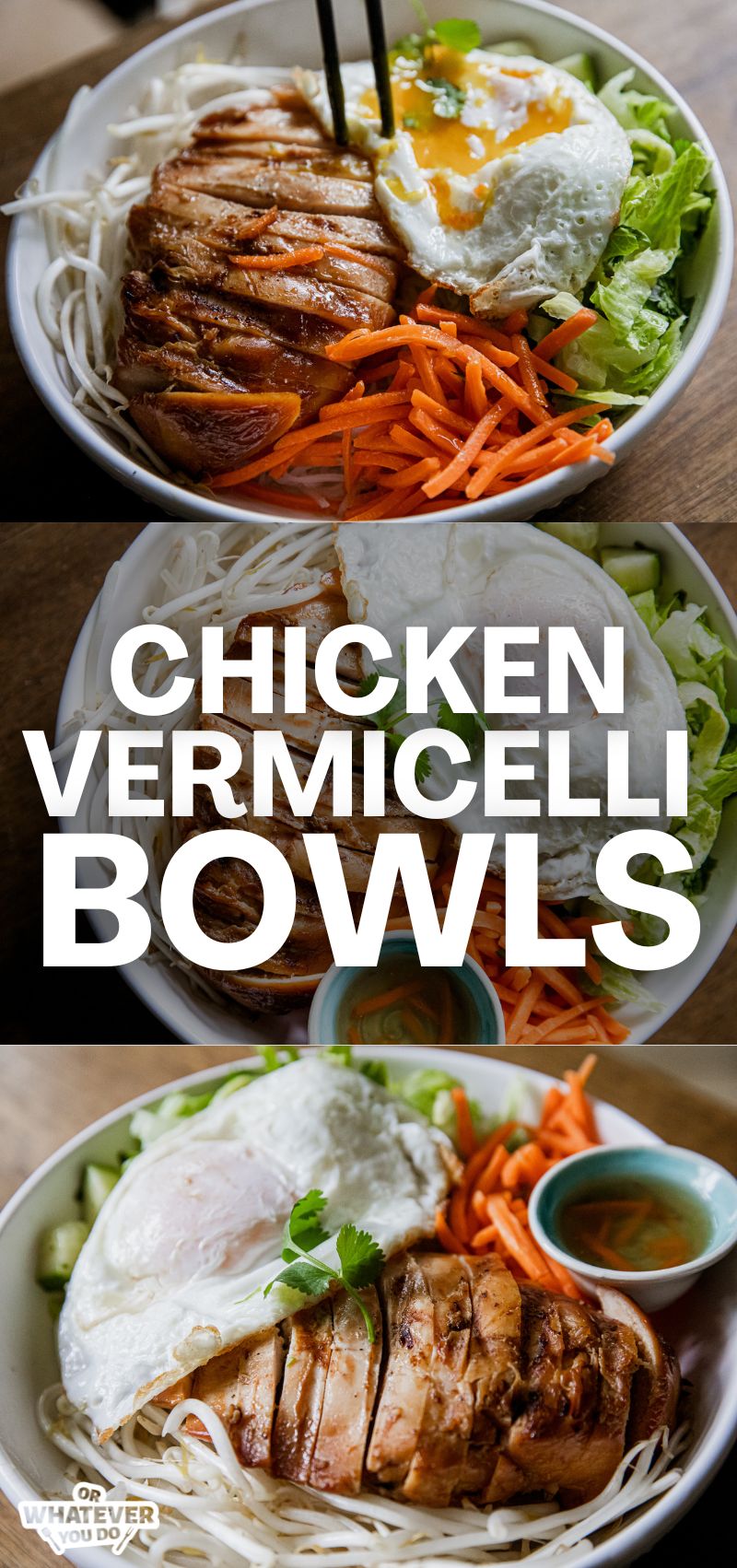 Chicken Vermicelli Bowls