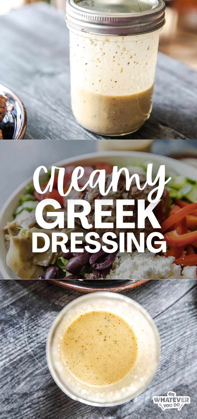 Creamy Greek Dressing